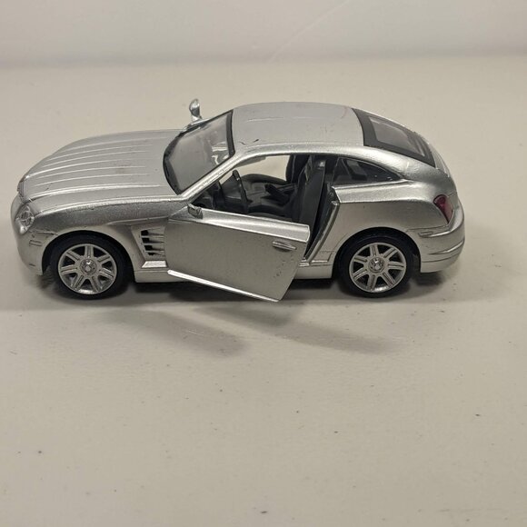 Chrysler Crossfire 1/32 Diecast model car 1:32 silver grey toy - Picture 7 of 9
